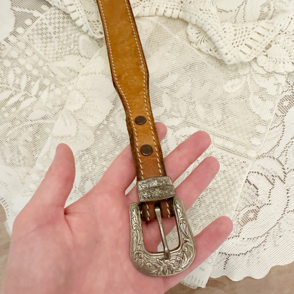 Classic Cognac Leather Belt